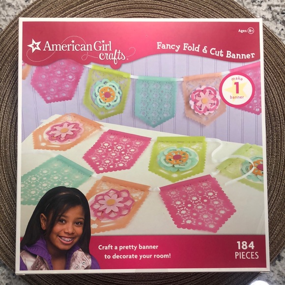 American Girl Fancy Fold & Cut Banner - Picture 1 of 5